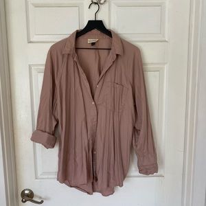 Mauve Button Down
